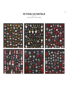 Adesivi Nail Art Natale