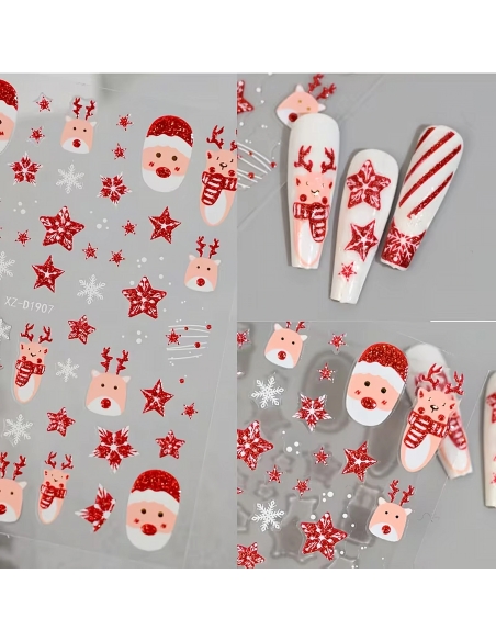 Adesivi Nail Art Natale