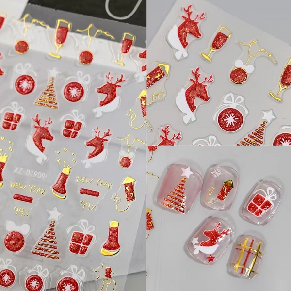 Adesivi Nail Art Natale