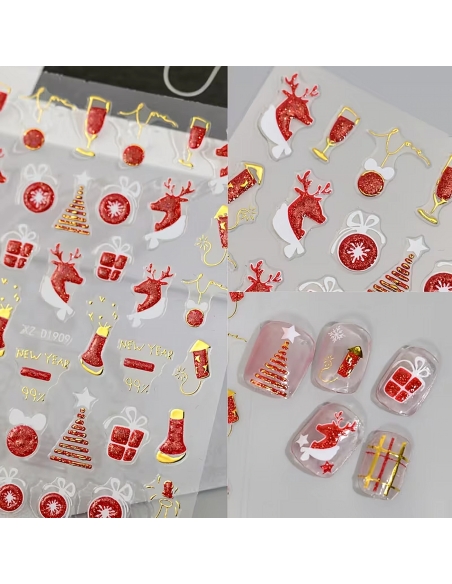 Adesivi Nail Art Natale