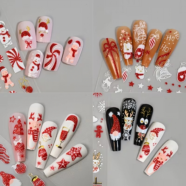 Adesivi Nail Art Natale
