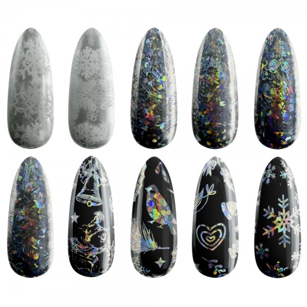 Foil Christmas Snow Spedizione in 24H Benail it