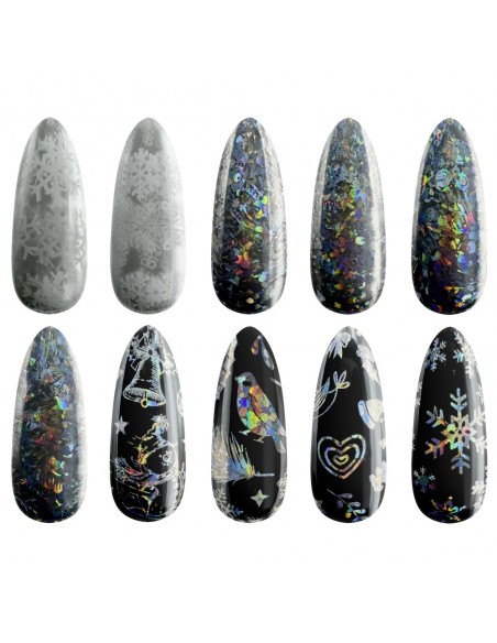 Foil Christmas Snow Spedizione in 24H Benail it