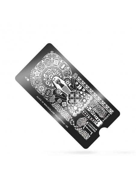 Metal stamping Alice In Wonderland